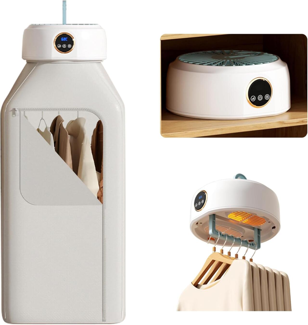 Secador Eléctrico Portátil + Secador Automático de Zapatos